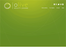 Tablet Screenshot of olivebeautylounge.com